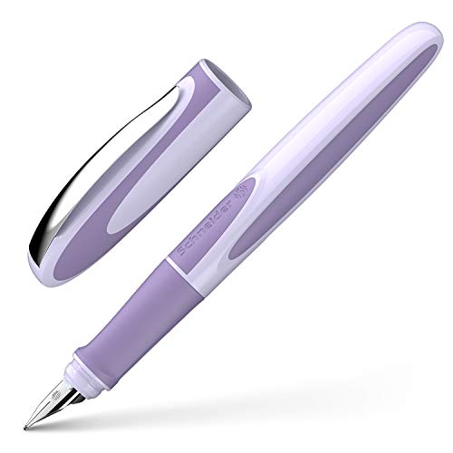 Rediform Schneider Ray Fountain Pen Right-Handed with Standard Ink Cartridge Royal Blue Lavender