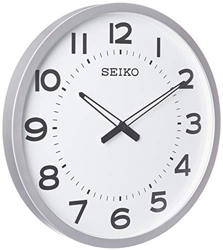 Seiko Ultra Modern Wall Clock, Silver