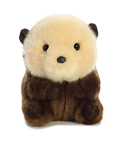 Aurora World Rolly Pet Smiles Sea Otter Plush, 5"