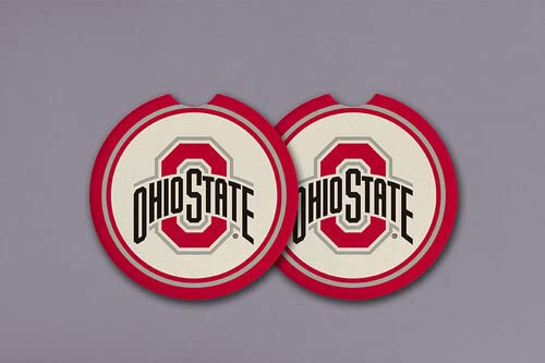 Magnolia Lane Ohio State University Car Coaster, 2.67-inch Length, Car Interior Accessories
