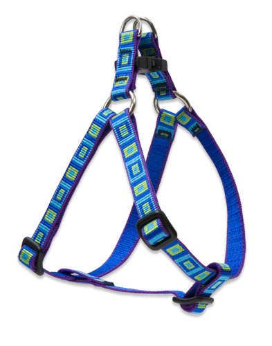 Lupine Pet Originals 1/2" Sea Glass 12-18" Step In Harness for Small Dogs