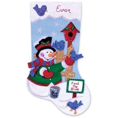 Design Works Crafts Feeding The Birds Stocking Kit
