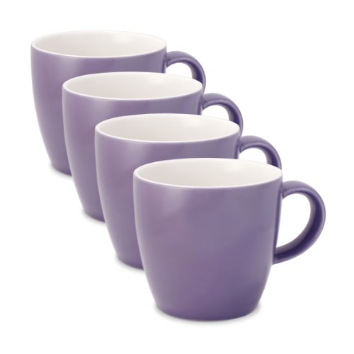 FORLIFE Uni Espresso/Oolong Tea Cup (Set of 4), 3.5 oz, Purple