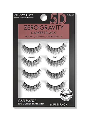 Absolute New York Poppy & Ivy Cashmere Zero Gravity Lashes Multipack (Shay)