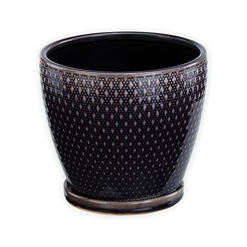 Napco 6" Purple Lattice Planter