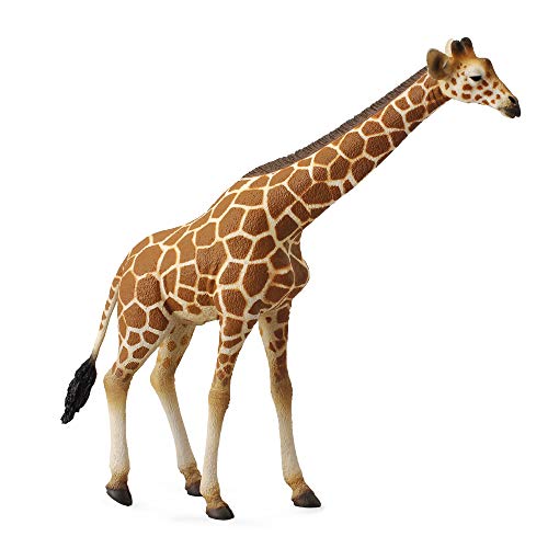 Breyer Horses CollectA Wildlife Reticulated Giraffe Toy Figure - Authentic Hand Painted Model