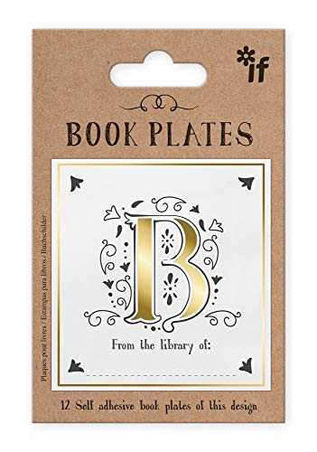 IF Letter Book Plates, Personalised - Letter B