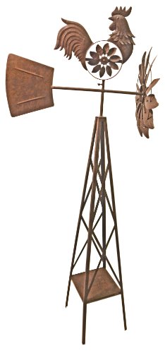 Red Carpet Studios 34265 58-Inch Breeze Buddies Windmill, Rooster