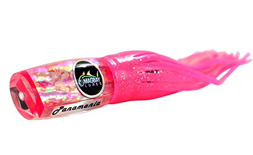 MagBay Lures 11" Marlin Lure - Panamania Pink Abalone Shell Marlin, Wahoo, Mahi and Tuna Lure