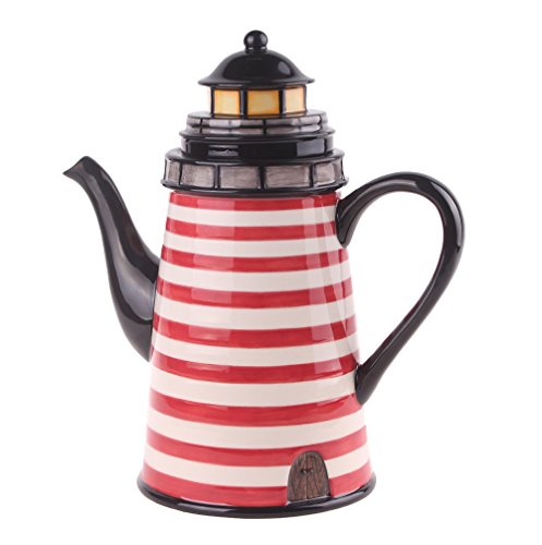 Blue Sky Clayworks Clayworks Beacon Teapot, 8.5 x 5 x 9"