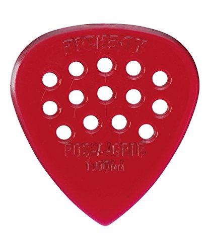 Osiamo Pickboy Pos-a-Grip, Red, Polycarbonate, 1.00mm, 10 picks