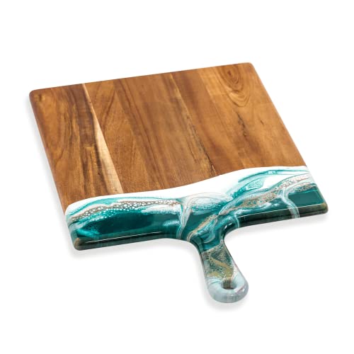 Lynn & Liana Designs Emerald Jewel Acacia Cheese Boards, 24-inch Length, Extra Large