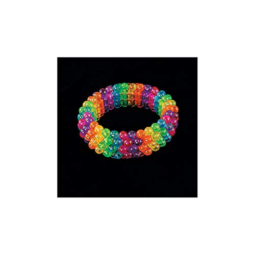 Fun Express Beaded Rainbow Bracelets - Jewelry - 12 Pieces