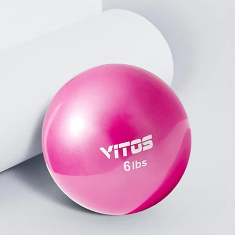 Vitos Fitness Toning Soft Weighted Mini Ball | Medicine Ball for Core Training Yoga Exercise (6)
