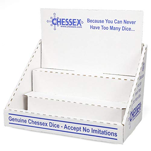 Chessex Full Colour Empty Display Stand ‚Äö√Ñ√¨ Holds 18 Sets of Chessex Dice ‚Äö√Ñ√¨ TTRPG D&D DND Dungeons and Dragons ‚Äö√Ñ√¨ Dice Not Included
