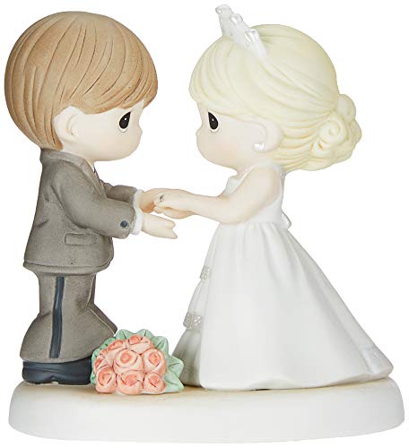 Precious Moments,  From This Day Forward Bisque Porcelain Figurine, 123017