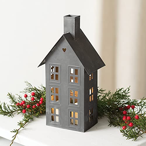 CTW Collection 460336 Galvanized Townhome Christmas Luminary