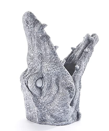 Giftcraft 717995 Oversized Alligator Planter, 15.8-inch Height