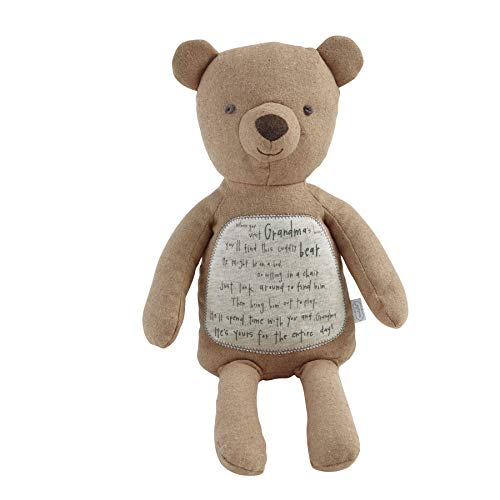 Mud Pie Grandma's House Bear, 20" x 9", Cotton