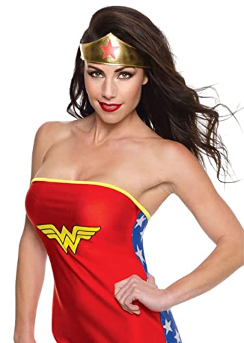Rubie's Costume Co Women's DC Superheroes Wonder Woman Tiara, Multi, One Size