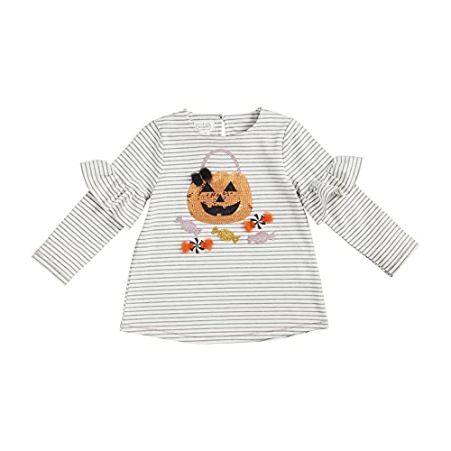 Mud Pie Pumpkin And Ghost Halloween Tunic, Large