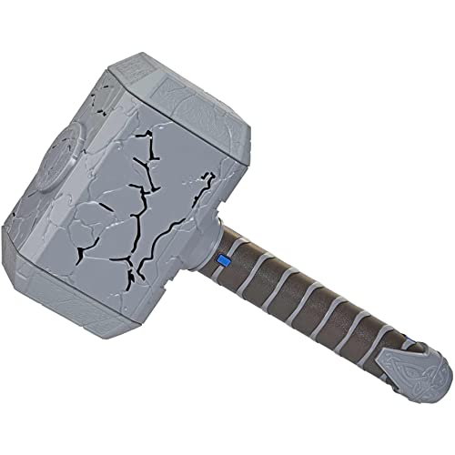 Hasbro Marvel Studios’ Thor: Love and Thunder Mighty FX Mjolnir Electronic Hammer Roleplay Toy with Lights, Sound FX, Toys for Kids Ages 5 and Up