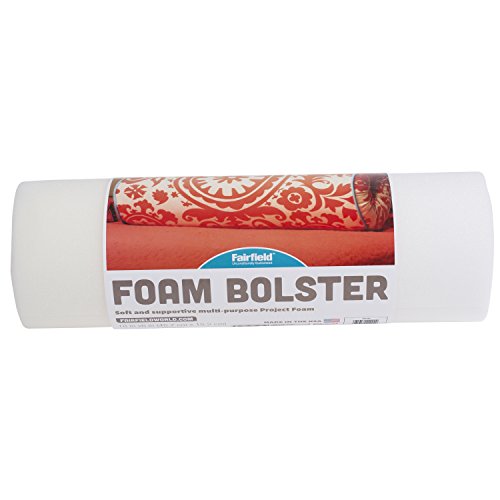 Fairfield Project Foam Bolster, 1 Count (Pack of 1), White