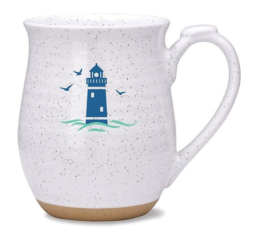 Cape Shore Weekender Coffee Tea Mug Cup, Lighthouse Gifts for Birthday Christmas, 16 Oz