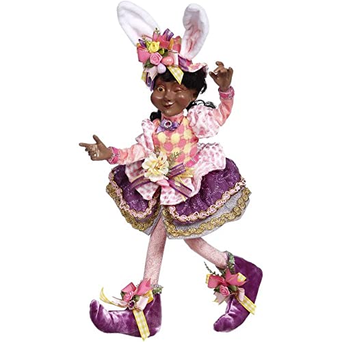 Mark Roberts Spring 2023 African American Easter Bonnet Elfin, Small 12.5 Inches