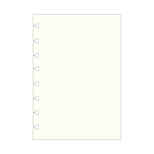Rediform Filofax Notebooks A5 Dotted Journal Refill, Moveable, 8.25 X 5.75, 32 Cream Sheets Fits Refillable A5 Journals (B152016U)