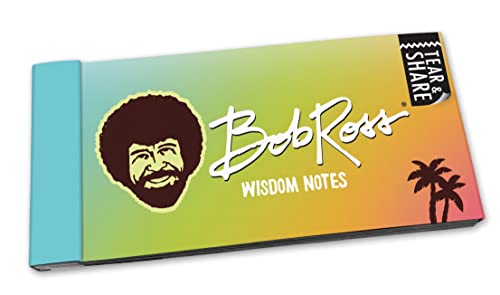 Papersalt Bob Ross Merchandise, Wisdom Notes - 20 Tear Out Bob Ross Quote Cards