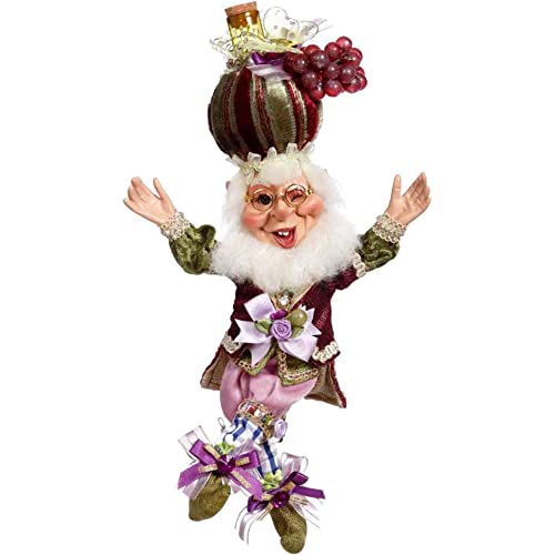 Mark Roberts Wine Toasting Elf, Small 13.5 Inches