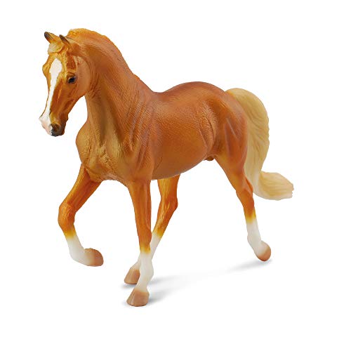 Breyer Horses Collecta Tennessee Walking Horse Stallion, Golden Palomino Multi-colored, 6.5"L x 4.3"H