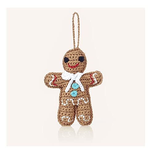 Pebble 200-250G Fair Trade Gingerbread Ornament, 4.75-inch Length