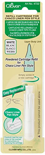 Clover 4722 Refill Pen Style Chaco Liner, White
