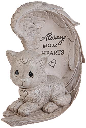 Precious Moments 193423 Always In Our Hearts Cat Memorial Garden Stone