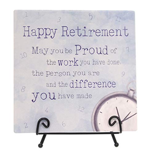 Carson Retirement Easel Plaque