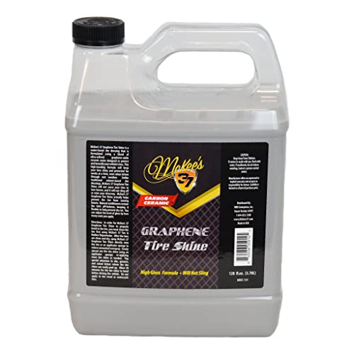 McKee's 37 Graphene Tire Shine (High Gloss No-Sling Tire Protectant), 128 fl. oz.