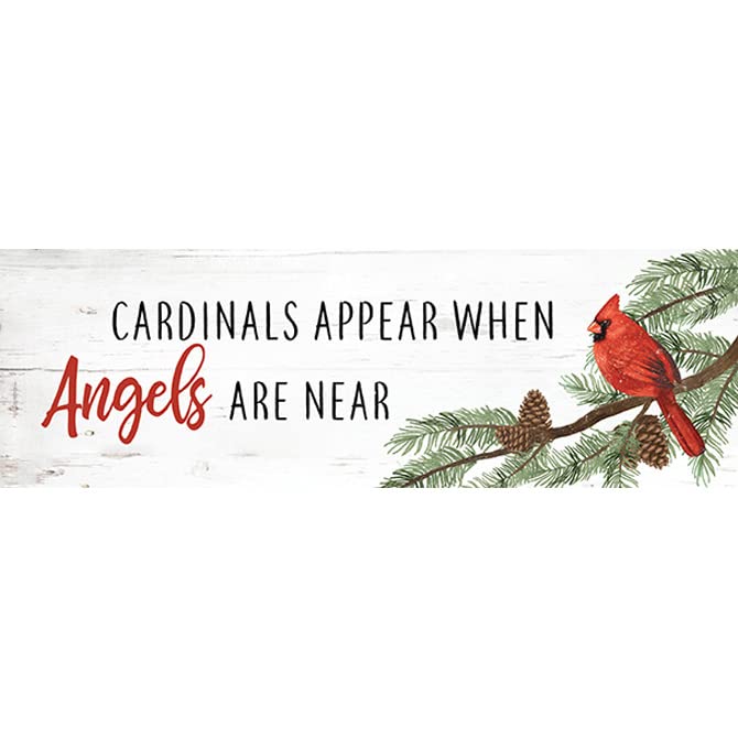 Carson Home Accents Cardinals Appear Message Bar Sign, 8.5-inch Width