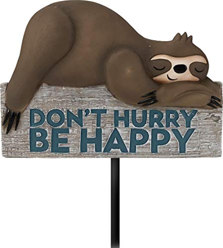 Spoontiques 21245 Sloth Garden Stake, Brown