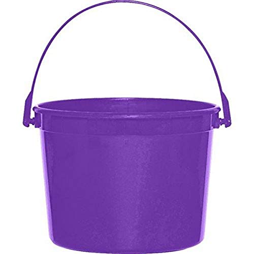 Amscan Plastic Bucket | New Purple | Party Accessory