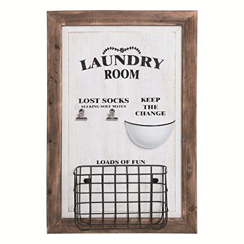 Valyria LLC Transpac A6008 Laundry Room Humor Wall Decor, 23.7-inch Height