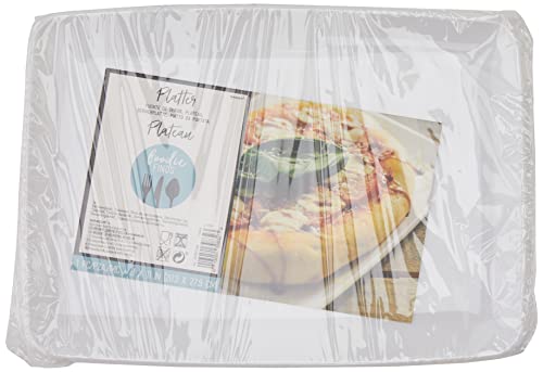 Amscan White Serving Tray Small