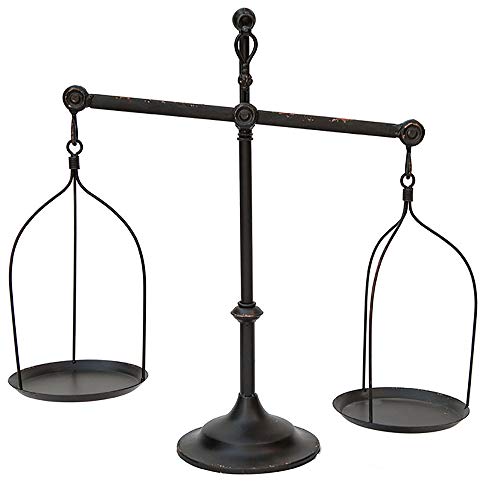 Park Hill Collection Decorative Antique Iron Balance Scale Replica