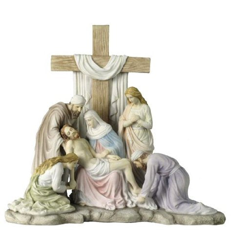 Unicorn Studios WU75890AA Jesus Removed from the Cross in Calvary Color Sculpture