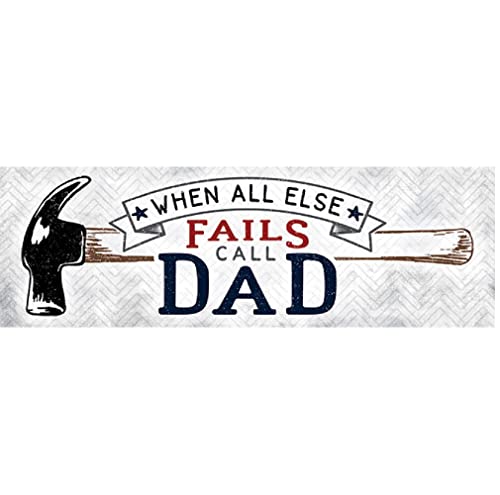 Carson Home 24577 Call Dad Message Bar, 8-inch Width, Wood