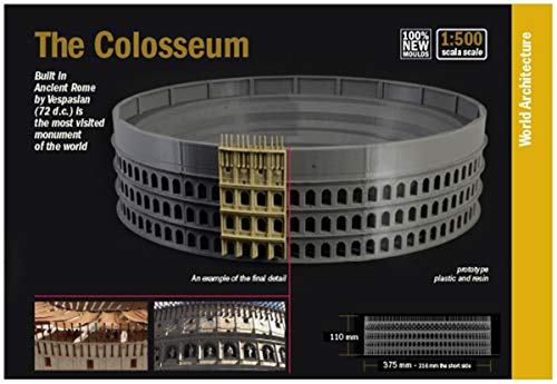 MRC Italeri 68003 Colosseum - The Colosseum World Architecture, Model Kit, Monuments, Plastic, Scale 1:500