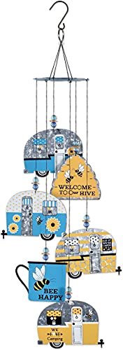 Sunset Vista Designs 93648 Wind Chime (Bee Camper, 22-inch Height)