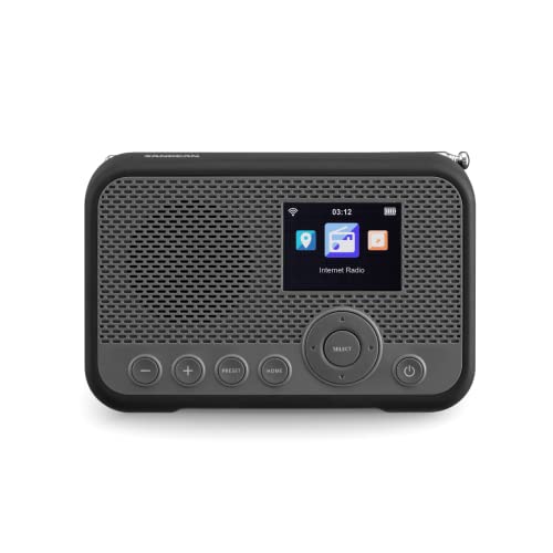 Sangean WFR-39 FM-RBDS/Internet Radio with Spotify Connect, AirMusic Control Rechargeable Portable Digital Radio