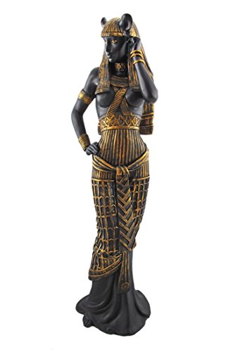 Pacific Trading Giftware PTC 10.75 Inch Flirty Bastet Egyptian Mythological Goddess Statue Figurine